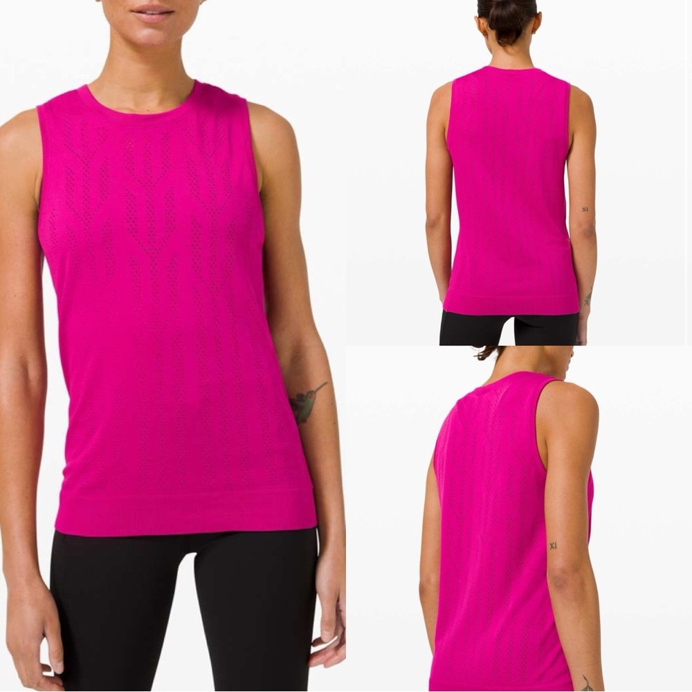 Lululemon Women's Sleeveless Top - Fuchsia